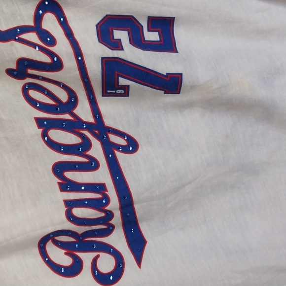 PINK Vintage styleVictoria's Secret jersey Rangers First Base Coach - Picture 4 of 4